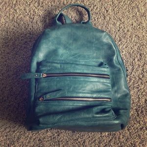 Turquoise backpack